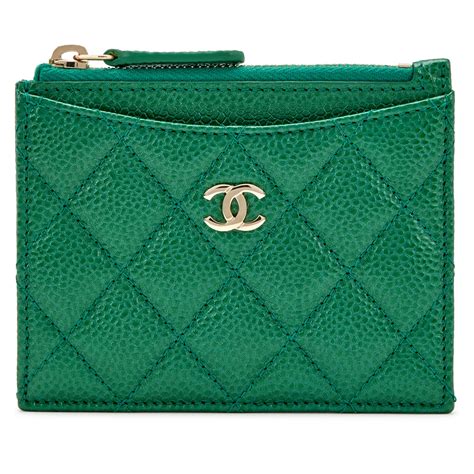 caviar quilted card holder chanel|Chanel Classic Card Holder Quilted Caviar Gold.